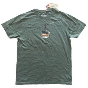Alprausch Switzerland Gondola T-Shirt Green Men's Size XL